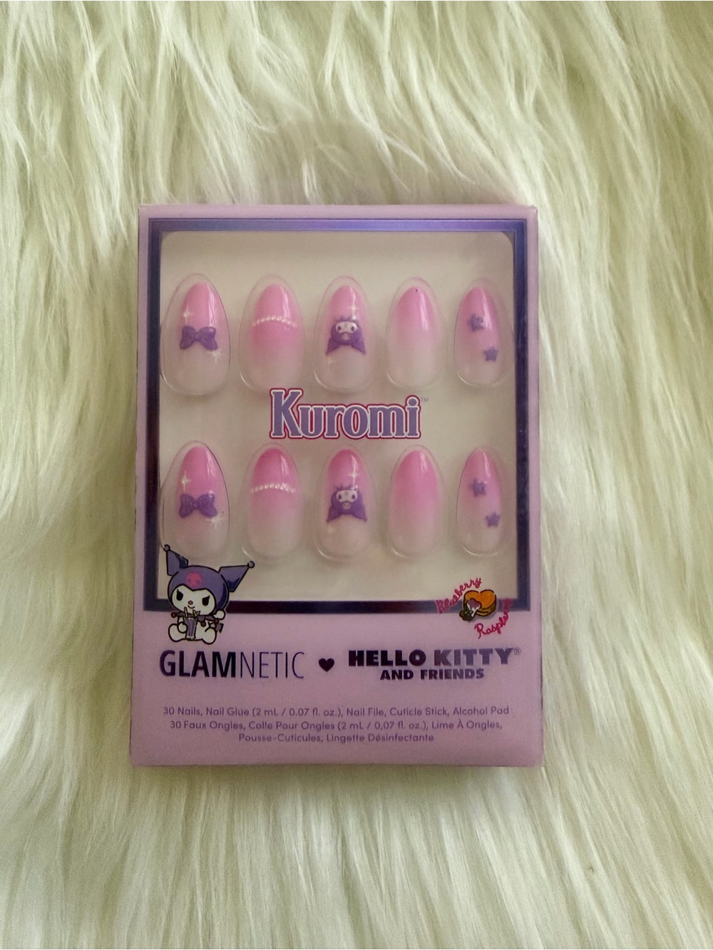 Kuromi Pink Ombre Press-On Nails